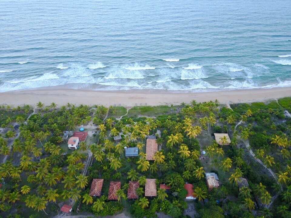 Praia dos Algodões - Peninsula de Maraú - Bahia foto Casa dos Arandis